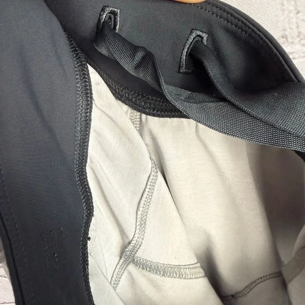 lululemon athletica Men's Athletic Shorts in Light Gray with Black Waistband